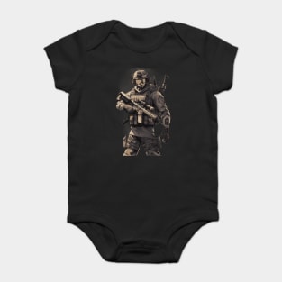 Tactical Soldier Baby Bodysuit